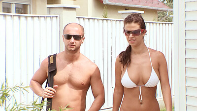 Virgine and Veronica Sanchez in Sex, Truth, and Water Volleyball from 