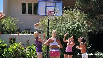 Megan Foxx and Tiffany Brookes in All Girl Basketball from 