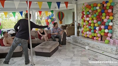 Taylor Russo and Cherry Torn in Balloons, Darts & Sex from 