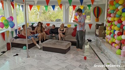 Taylor Russo and Cherry Torn in Balloons, Darts & Sex from 