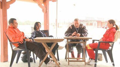 Mira Shine and Destiny in Hot Rainy Blackjack from 