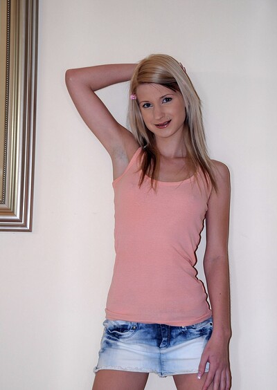 Kylie B in Delightful skinny teen from 
