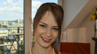 Beata Undine in Ripped Christmas Stockings! from 