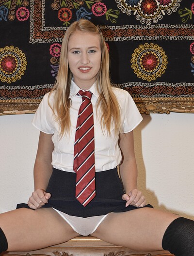 Milana Blanc in Doing A Britney from 