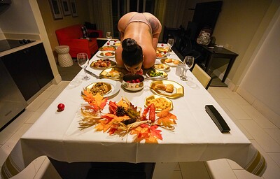 Michelle Martinez in BBC Turkey Stuffing from 