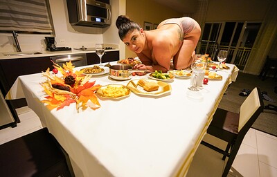 Michelle Martinez in BBC Turkey Stuffing from 