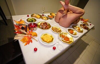 Michelle Martinez in BBC Turkey Stuffing from 