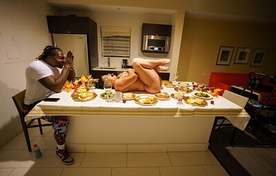 Michelle Martinez in BBC Turkey Stuffing from 