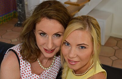 Lara Latex and Angie Koks in Blonde Bombshell from 