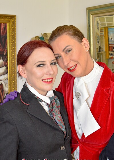 Sexy Cleo and Lara Latex in Sexy Cleo Part 1 from 