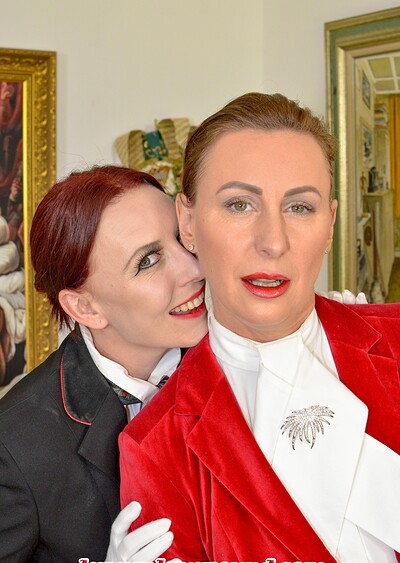 Sexy Cleo and Lara Latex in Sexy Cleo Part 1 from 