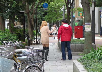  in Blonde asian gets creampie from 