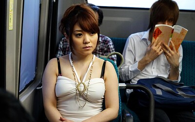 Mari Motoyama in She gets fucked in a public bus from 