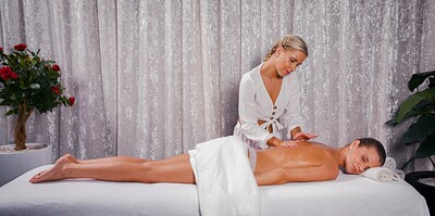 Dido Angel and Sara Kay in Getting oily from 