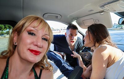 Kristina Grack and Victoria Cruz in Lesbians love taking strangers cocks from 