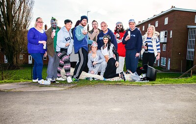 Carla Mai and Big Jonny in Slum auditions from 