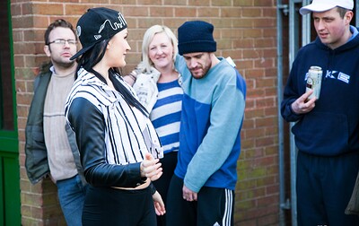 Carla Mai and Big Jonny in Slum auditions from 