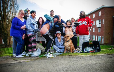 Carla Mai and Big Jonny in Slum auditions from 