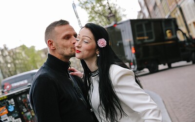 Vitas and Larissa in Vitas from Iceland from 