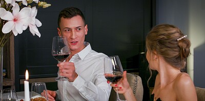 Tiffany Tatum and Charlie Dean in Lovely dinner from 