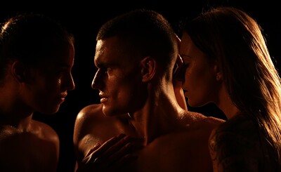 Max Dior and Angel Piaff in The Passionate Three 2 from 