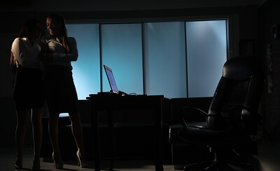 Alexis Crystal and Katy Rose in Office distractions 2 from 