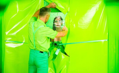 Angelica Heart and Lutro Maestro in Colors of Sin - Green from 