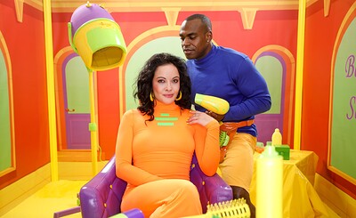 Aaron Rock and Dolly Diore in She Comes in Colors 1 from 