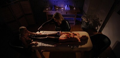 Brittany Bardot and Amber Jayne in The Randy Writer 1 from 