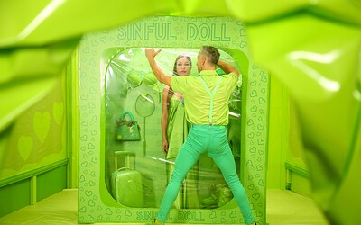 Lutro Maestro and Angelica Heart in Colors of Sin - Green from 