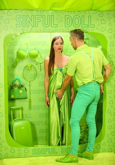 Lutro Maestro and Angelica Heart in Colors of Sin - Green from 