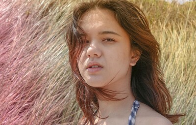 Kara Dasna and Lily Rei in Having fun at the beach from 