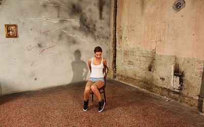 Jenny Appach in Jenny chair-tied and cleavegagged from 