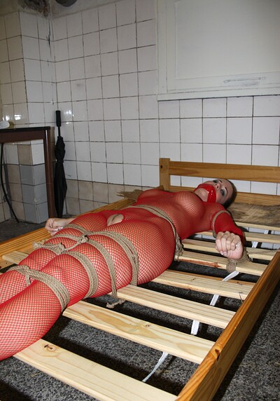 Cindy Dollar in Cindy in the butchery bound to the bed from 