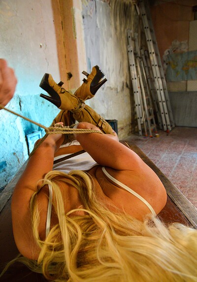 Carla Cox in Carla Cox hogtied cleavegagged from 
