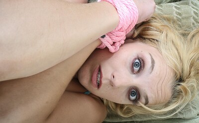 Ariel Anderssen in Rope tied on couch from 