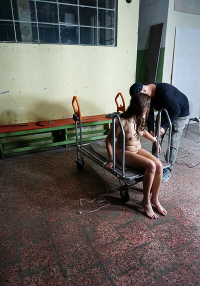 Adina Rimers in Adina Rimers tied up for machine from 