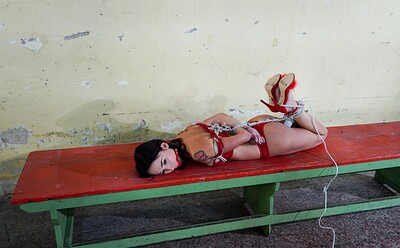 Freya Dee in Freya the hogtied princess from 