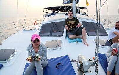 Bianca Ferrero and Julia de Lucia in Boat trip part 2 from 