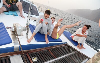 Bianca Ferrero and Julia de Lucia in Boat trip part 2 from 