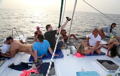 Bianca Ferrero and Julia de Lucia in Boat trip part 2 from 