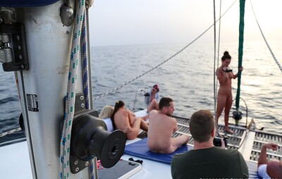 Bianca Ferrero and Julia de Lucia in Boat trip part 2 from 