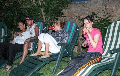 Nikki M in BBQ party ends up fucking at the pool from 