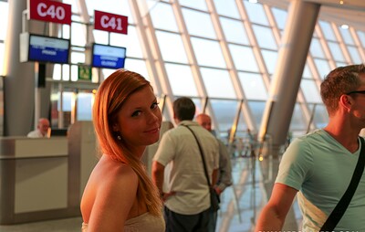 Wendy Moon and Mea Melone in Arriving at destination crazy from 