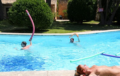 Mea Melone and Amirah Adara in Fun by the pool from 