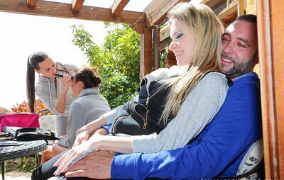Mea Melone and Angel Piaff in Cloudy day activities from 