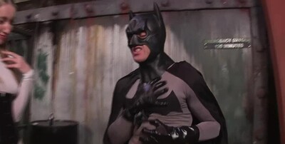 Lance Hart and Riley Reyes in Slut Shaming Batman from 