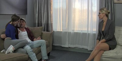 Lance Hart and Anya Olsen in Best Break Up Therapy Ever from 
