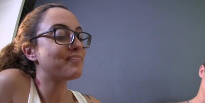 Roxanne Rae and Tristan Sweet in Ball Squeezing Handjob Girl from 