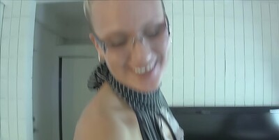 Lance Hart and JC Simpson in JC Ballbusting HJ onto Pantyhose from 